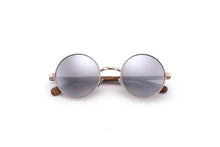 Carica l&#39;immagine nel visualizzatore di Gallery, HU WOOD Trendy Steampunk Sunglasses Men Women Retro Sun Glasses Round Natural Wood Frame Log Eyewear UV400 Daily Fishing GR8024