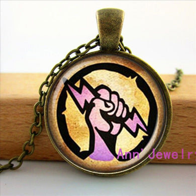 HZ1-0188 Wholesale Glass Dome cabochon popular Bioshock Jockey vigor pendant Glass Cabochon Necklace & Pendants Fashion Jewelry