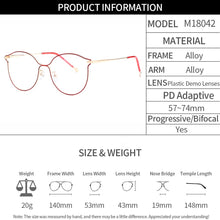 Load image into Gallery viewer, Gmei Optical Stylish Urltra-Light Titanium Alloy Women Full Rim Glasses Frames For Myopia Reading Prescription Eyeglasses M18042