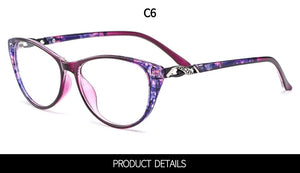 Fashion Women Cat Eye Glasses Frame Ultralight Plastic TR90 Female Myopia Prescription Spectacles Frames MD1835
