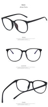 Carica l'immagine nel visualizzatore di Gallery, Blue Light Blocking Glasses  Women Oversized Eyeglasses Anti Blue Light Computer Glasses Men Safety Eyewear Spectacle