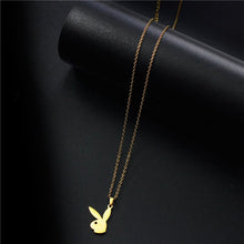 Load image into Gallery viewer, 2020 New Arrivals Kpop Cute Long Ear Rabbit Bunny Pendant Necklaces playboy- Necklace Party gift Hippop Minimalist Jewelry
