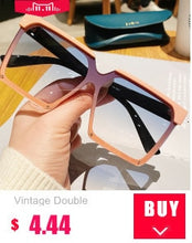 Load image into Gallery viewer, Rimless Alloy Small Square Sunglasses For Women Vintage Ins Hot Gradient Clear Sun Glasses Female Uv400 Shades Hip Hop Eyewear