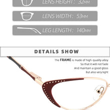 Load image into Gallery viewer, Rivet Women&#39;s Medical Eyeglasses With Frame For Women Round Decorative Glasses Female Prescription Glasses Ladies Eyewear Brand