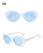 Load image into Gallery viewer, Clout Goggles Kurt Cobain Glasses Men Women Luxury Brand Designer Oval Sunglasses Female Male NIRVANA Sun Glasses UV400
