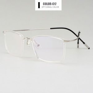 Gmei Optical Ultralight Beta Titanium Flexible Square Big Glasses Frame Men Prescription Eyeglasses Myopia Optical Frames M19004
