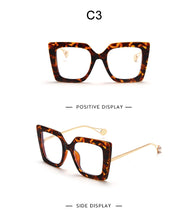 Load image into Gallery viewer, Vintage Glasses Women Men Square Clear Glasses Optical Eyeglasses Frame Transparent Lens Spectacle Frame NOT Anti Blue Light