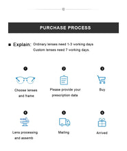 Load image into Gallery viewer, Women Cat Eye Glasses Half Frame Ladies Fashion Trending Eyewear Myopia Prescription Optical Eyeglasses