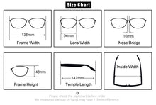 Load image into Gallery viewer, Ralferty Quality TR90 Glasses Frame Female Prescription Glasses Transparent Red Blue Light Glasses With Spring NO Grade Glasses