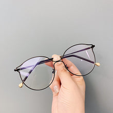 Load image into Gallery viewer, Cat Eye Glasses Frames Women Trendy Myopia Frame Rose Gold Optical Eyeglasses for Ladies Spectacles