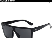 Load image into Gallery viewer, Vintage Square Sunglasses Woman Siamese Oversized Sunglasses Woman/Men Retro Sunglasses Lentes De Sol Mujer