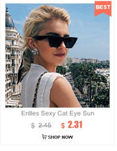Load image into Gallery viewer, ERILLES Vintage Cat Eye Sunglasses Women Fashion Luxury Sexy Small Frame UV400 Sun Shades Glasses Female Oculos De Sol Feminino