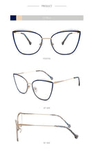 Load image into Gallery viewer, Metal Glasses Frame Women Cat Eye Myopia Computer Eyeglasses Frame  Lady Stylish Eyewear High Quality MS3535