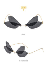 Load image into Gallery viewer, Dragonfly Sunglasses Women 2022 Fashion Brand Retro Steam punk Frameless Sun Glasses For Woman Girls Shades Oculos