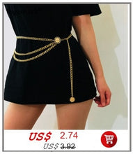 Load image into Gallery viewer, Constellation Carve Coin Pendant Necklace Simple Copper Leo Beads Clavicle Chain Necklace Sexy Couple Jewelry