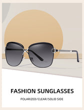 Load image into Gallery viewer, Polarized Ladies Sunglasses Women Gradient Lens Round Sun Glasses Square Luxury Brand Oculos Lunette De Soleil Femme