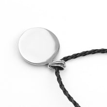 Load image into Gallery viewer, Gothic Round Compass Pendant Necklace For Men Vintage Punk Rock  Talisman Jewelry Necklace Nordic Amulet Runes Pendant
