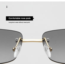Load image into Gallery viewer, Rimless Sunglasses Women Small Frame Square Sun Glasses Women Luxury Brand Designer Sunglasses for Women Gafas De Sol