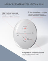 Load image into Gallery viewer, MERRYS 1.56 1.61 1.67 Progressive Multifocal Lenses Bifocal Prescription Myopia Hyperopia Resistance Short Middle Far Lens