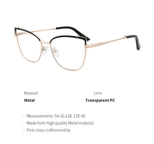 Optical Glasses Frame Women New Fashion Vintage Cat Eye Prescription Eyeglasses Women Myopia Spectacle Eyewear MG3574