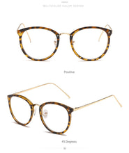 Carica l&#39;immagine nel visualizzatore di Gallery, Women Metal Legs Computer Glasses Frame Brand Anti Blue Light Round Eyewear Blocking Glasses Fashion Optical Spectacle Eyeglass