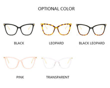 Load image into Gallery viewer, RBENN Lady Cat Eye Glasses Frames For Women Sexy Oversized Metal Frame Brand Designer Optical Eyeglasses Fashion Eyewear Female