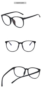 Round Computer Glasses Frame Women Men  Anti Blue Light Transparent Eyewear Blocking Glasses Clear Optical Spectacle Eyeglasses