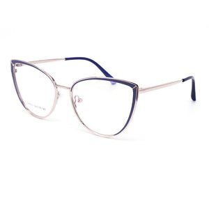 Ann Defee Optical metal Eyeglasses Frame for CAT Women Glasses Prescription Spectacles Full Rim Frame Glasses CH9001