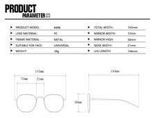 Load image into Gallery viewer, NEW Oversized FF Sunglasses 2022 Women Luxury Brand Fashion Flat Top One Piece Sun Glasses Men Gafas Shade Mirror UV400