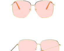 Load image into Gallery viewer, 2022 Fashion Metal Women Sunglasses Mirror Classic Large frame Retro Street Beat Glasses Travel Oculos De Sol UV400