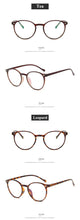 Load image into Gallery viewer, Classic Round Glasses Frame Women Optical Female Eyeglasses Frame Fake Transparent Clear Lens Glasses Men Oculos De Grau