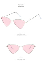Load image into Gallery viewer, Small Triangle Cat Eye Sunglasses Women Vintage  Sun Glasses Female Ladies Cateyes Sunglass 2022 Retro Glasses