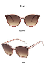 Load image into Gallery viewer, New Classic Oval Red Women Sunglasses Female Vintage Luxury Plastic Brand Designer Cat Eye Sun Glasses UV400 Fashion