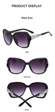 Carica l'immagine nel visualizzatore di Gallery, Occhiali da sole quadrati alla moda da donna di marca di lusso grandi occhiali da sole viola tonalità di specchio femminili signore Oculos De Sol Feminino 
