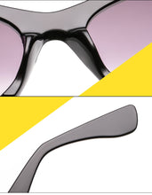 Load image into Gallery viewer, Big frame women glasses frame fashion cat eye Clear Lens brand oversized Glasses Female Transparent Half frame optical frame