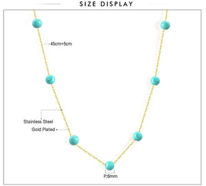 LUXUKISSKIDS 2020 New (45+5cm) Gold Pendants Link Chain Choker Necklace Women Jewelry Stainless Steel Babygirl Necklaces Set