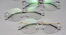 Load image into Gallery viewer, Ultralight Titanium Alloy Rimless Men Glasses Frame Square Eyeglasses Myopia Prescription Frames For Women Optical Eye Glass
