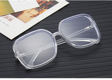 Load image into Gallery viewer, Vintage Oversized Square Glasses Frame Women 2022 New Retro Big Eyeglasses Female Clear Lens Optical Spectacles Transparent