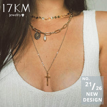 Load image into Gallery viewer, BOHO Bohemian Gold Necklaces For Women Coin Heart Flower Star Choker Pendant Necklace 2020 Ethnic Female Jewelry Gift