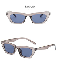 Load image into Gallery viewer, vintage Black Rectangle Shades Sun Glasses For Women Fashion 2022 New Fashion Small Square Sunglasses Woman Luxury Brand UV400