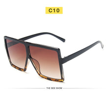Load image into Gallery viewer, New Square Sunglasses Women Sun Glasses Female Eyewear Eyeglasses Plastic Frame Clear Lens UV400 Shade Fashion Driving