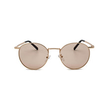 Load image into Gallery viewer, Fashion Clear Lens Metal Frame Sunglasses Retro Woman Glasses  Male Sun Glasses Round Gold UV400 Birthday Gift Items