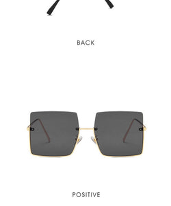 2022 Sunglasses Women Luxury Sun Glasses For Women Glasses Retro Brand Square Sunglasses Women Metal Half Frame Eyewear