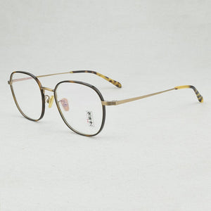 fashion myopia optical glasses frame women retro eye glasses frames for women Metal prescription computer spectacle frames 6004