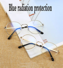 Load image into Gallery viewer, Round Glasses frame retro FemaleTransparent for Computer Lenses Metal Frame Eyeglasses Women Men Anti Blue Ray Oculos De Grau Sp