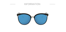 Load image into Gallery viewer, Black Cat Eye Sunglasses Women Luxury Eyewear Black Retro Female Sunglass Mirror Round Cateye Glasses For Woman