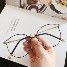 Load image into Gallery viewer, Cat Eye Glasses Frames Women Trending Myopia Frame Transparent Optical Spectacles Rose Gold Fake Eyeglasses
