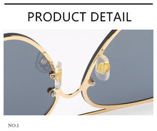 Load image into Gallery viewer, Brand Design 2022 Fashion Women Small Bee Sunglasses Colourful Rivet Glasses Female Male Outdoor Traveling Eyeglasses UV400