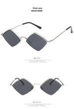 Load image into Gallery viewer, 2022 Sunglasses Women Metal Rhombus Sun glasses Irregular Vintage Small Frame Goggle Uv400 Ladies Oculos Gafas De Sol