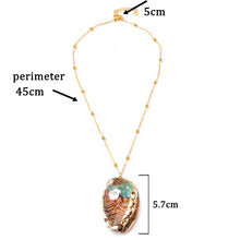 Load image into Gallery viewer, Conch Shell Necklace Sea Beach Shell Chain Pendant Necklace For Women Collier Femme Shell Cowrie Summer Jewelry Bohemian
